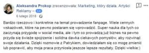 Aleksandra Prokop opinia-min